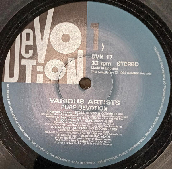 Various : Pure Devotion (2xLP, Comp)