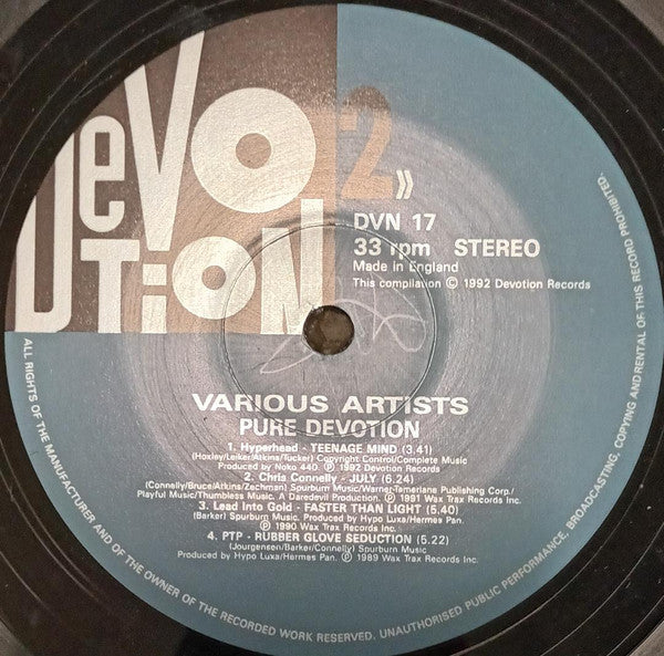 Various : Pure Devotion (2xLP, Comp)
