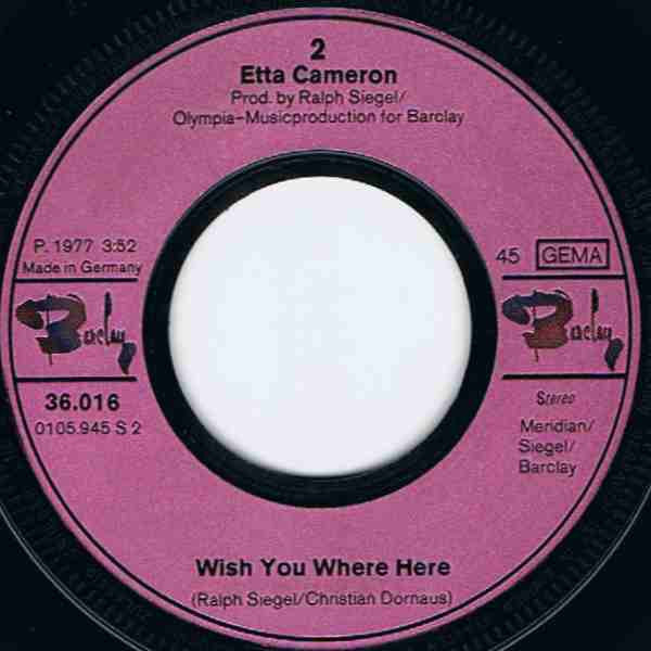 Etta Cameron : You Gotta Move (7", Single)