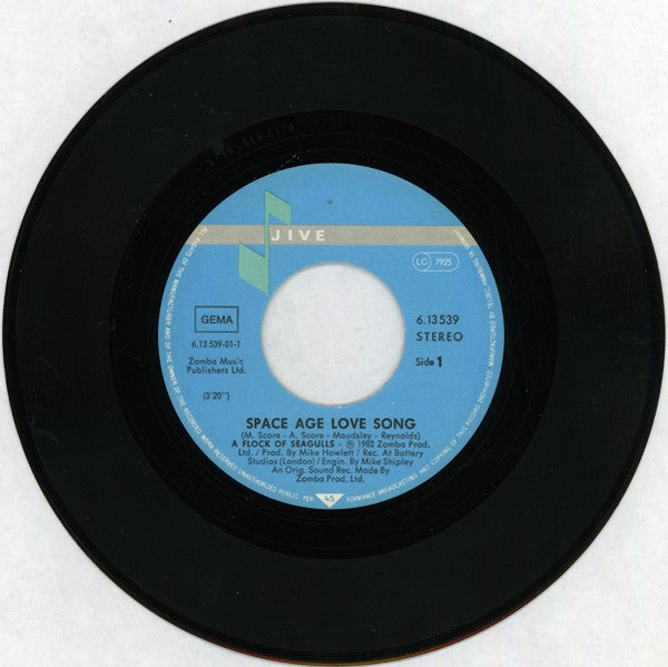 A Flock Of Seagulls : Space Age Love Song (7", Single, Promo)