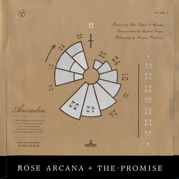Arcadia (3) : The Promise (Extended Remix) (12", Single, Gol)