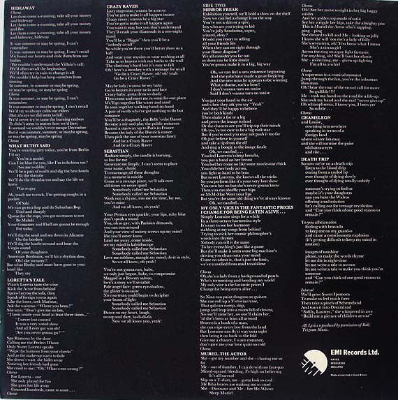 Cockney Rebel : The Human Menagerie (LP, Album, Gat)