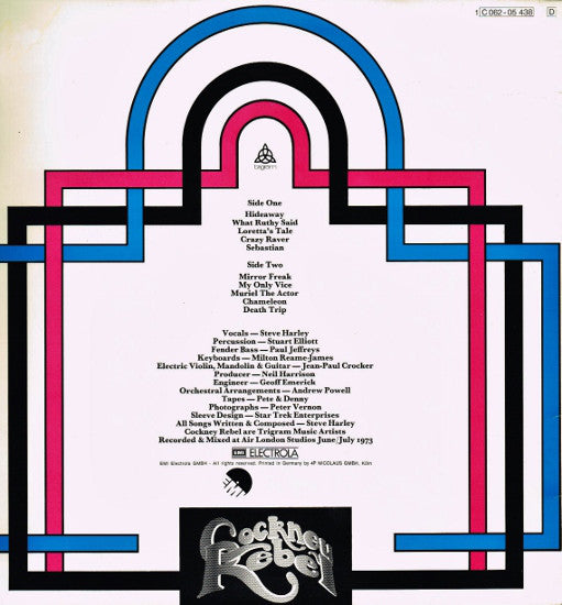 Cockney Rebel : The Human Menagerie (LP, Album, Gat)