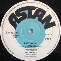 Jimi Hendrix : Last Night (LP)