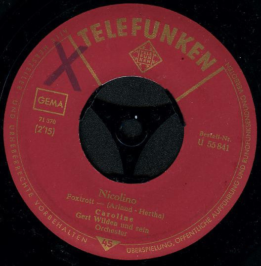 Caroline (18) : Nicolino / Bye Bye Billy (7", Single)