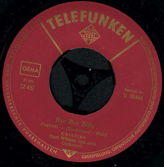 Caroline (18) : Nicolino / Bye Bye Billy (7", Single)