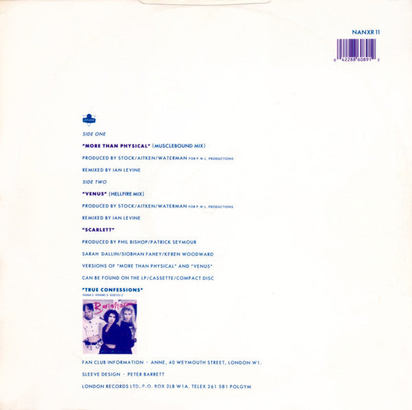 Bananarama : More Than Physical / Venus (12")