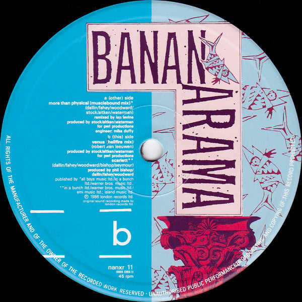 Bananarama : More Than Physical / Venus (12")