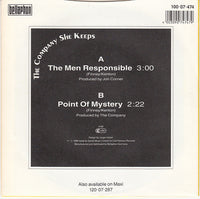 The Company She Keeps : The Men Responsible (7", Single)