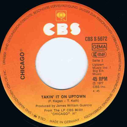 Chicago (2) : Baby, What A Big Surprise (7", Single)