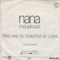 Nana Mouskouri : Alles Was Du Brauchst Ist Liebe (7", Single)