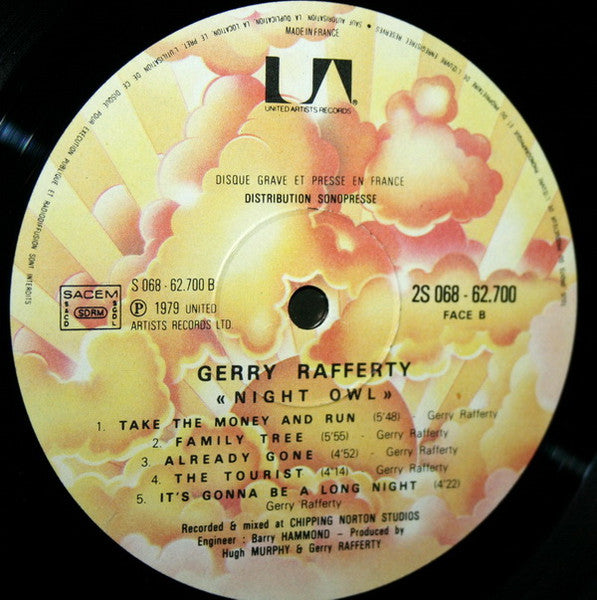 Gerry Rafferty : Night Owl (LP, Album)