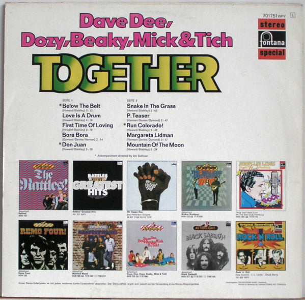 Dave Dee, Dozy, Beaky, Mick & Tich : Together (LP, Album, RE)