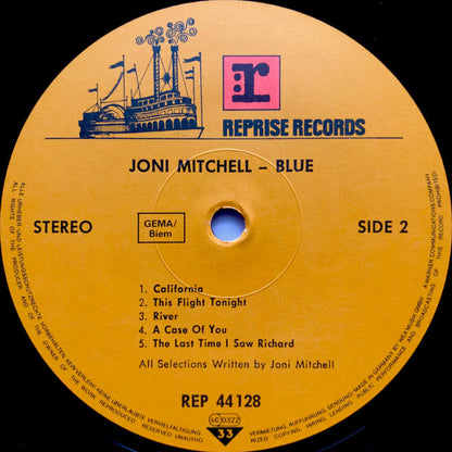 Joni Mitchell : Blue (LP, Album, RE)