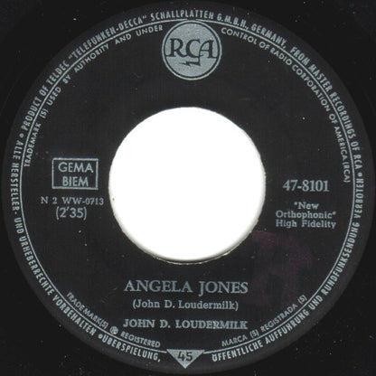 John D. Loudermilk : Road Hog / Angela Jones (7", Single)