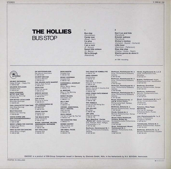 The Hollies : Bus Stop (LP, Comp)