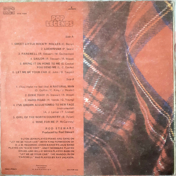 Rod Stewart : Smiler (LP, Album, RE, Pur)