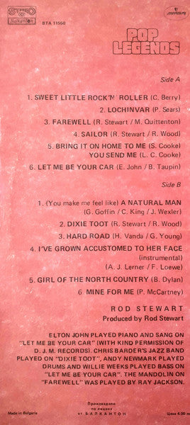 Rod Stewart : Smiler (LP, Album, RE, Pur)