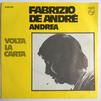 Fabrizio De André : Andrea / Volta La Carta (7", Single)