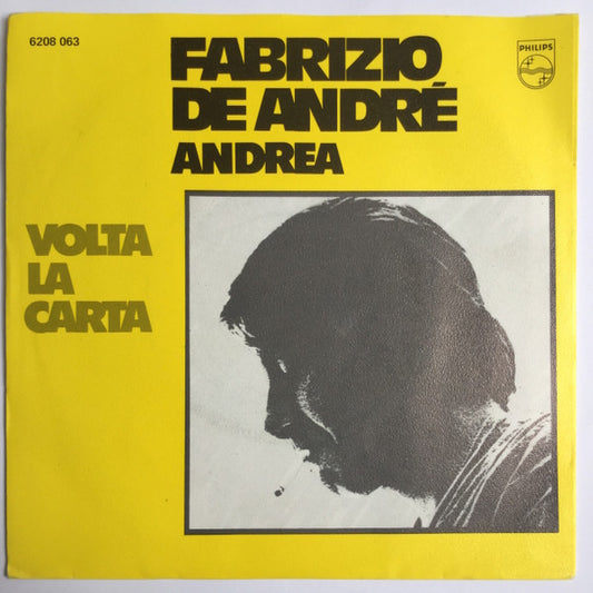 Fabrizio De André : Andrea / Volta La Carta (7", Single)
