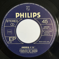 Fabrizio De André : Andrea / Volta La Carta (7", Single)