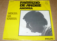 Fabrizio De André : Andrea / Volta La Carta (7", Single)