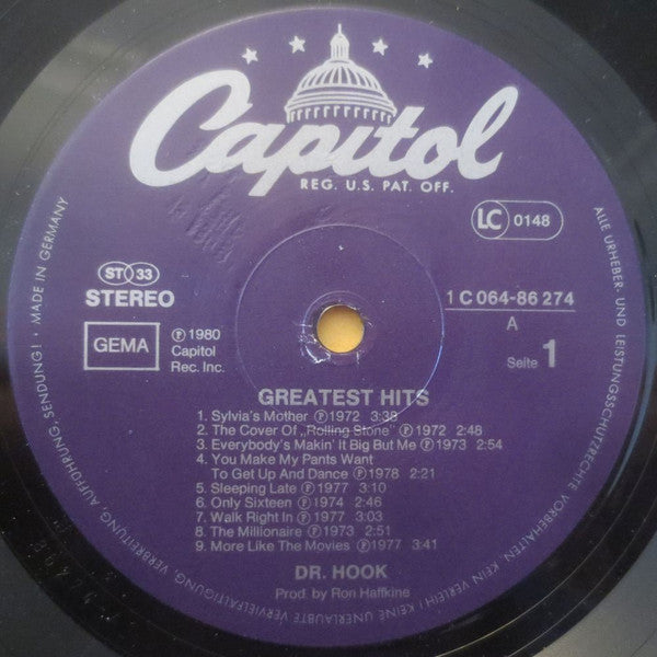Dr. Hook : Greatest Hits (LP, Comp)