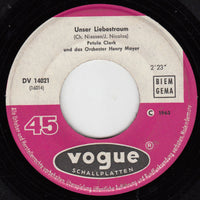 Petula Clark : Warum Muss Man Auseinandergeh'n (Mit Weissen Perlen) (7", Single)