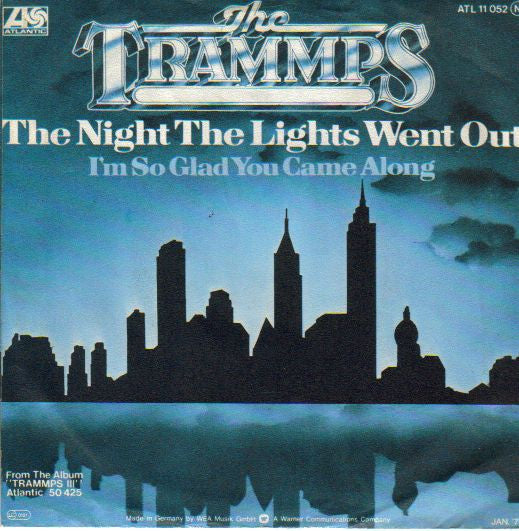 The Trammps : The Night The Lights Went Out (7", Single)