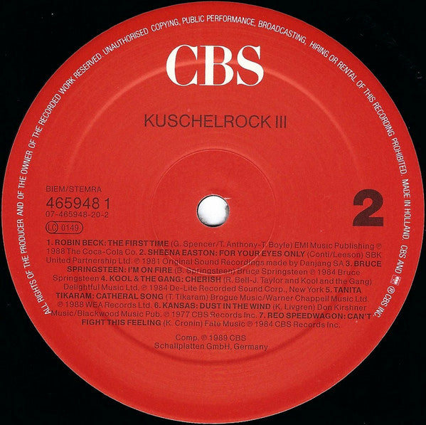 Various : Kuschelrock 3 (3xLP, Comp)