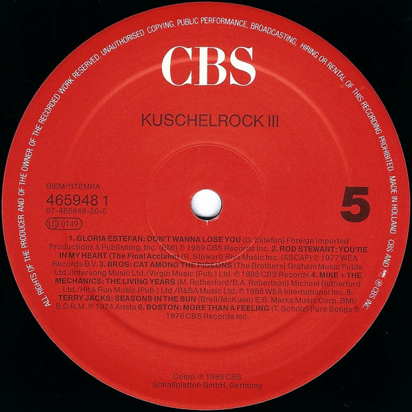 Various : Kuschelrock 3 (3xLP, Comp)