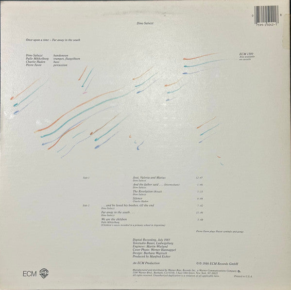 Dino Saluzzi : Once Upon A Time - Far Away In The South (LP, Album, Promo)