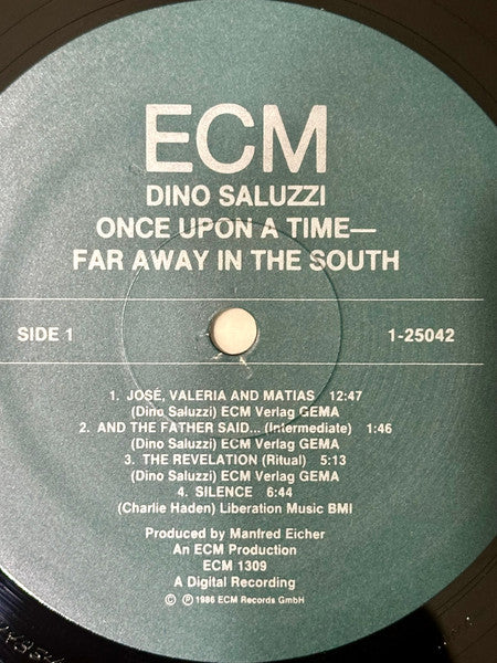 Dino Saluzzi : Once Upon A Time - Far Away In The South (LP, Album, Promo)