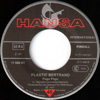 Plastic Bertrand : Ça Plane Pour Moi / Pogo Pogo (7", Single, Pub)