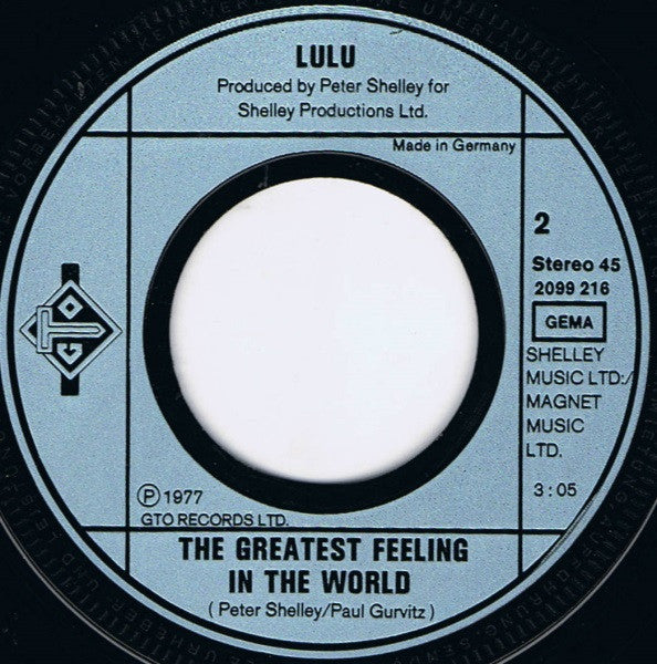 Lulu : Your Love Is Everywhere (7", Single)