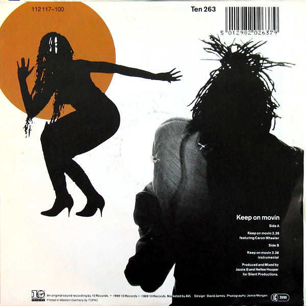 Soul II Soul : Keep On Movin (7", Single)