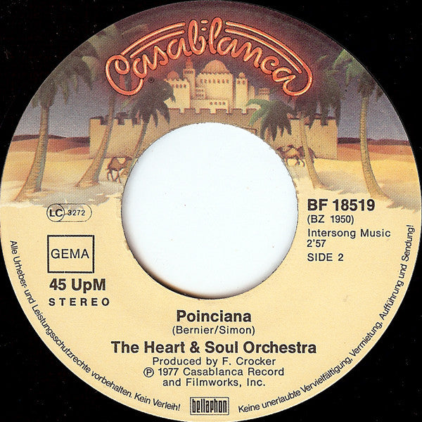 The Heart And Soul Orchestra : Love In C Minor (7", Single)