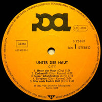 City (3) : Unter Der Haut (LP, Album)