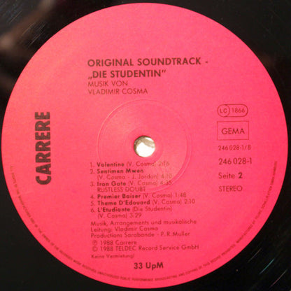 Vladimir Cosma : Die Studentin (LP, Album)
