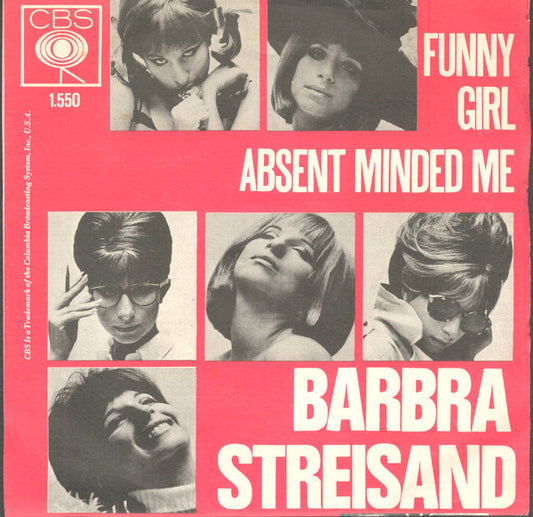 Barbra Streisand : Funny Girl / Absent Minded Me (7", Single)