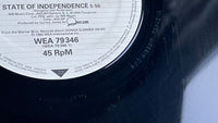 Donna Summer : State Of Independence (Long Version) (12", Ltd, RP)