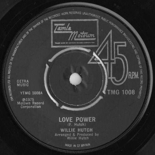 Willie Hutch : Love Power (7", Single, 4-P)