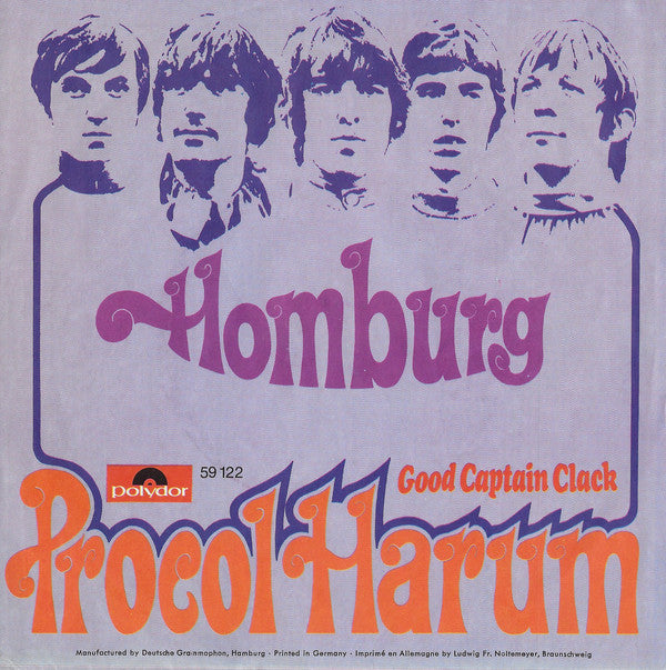 Procol Harum : Homburg (7", Single, Mono)