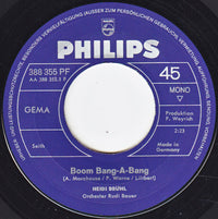 Heidi Brühl : Boom Bang-A-Bang / Der Himmel Weint Freudentränen (7", Single, Mono)