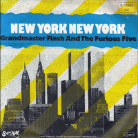 Grandmaster Flash & The Furious Five : New York New York (7", Single)