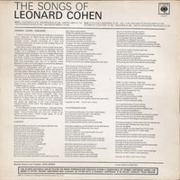 Leonard Cohen : Songs Of Leonard Cohen (LP, Album, RE, RP)