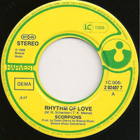 Scorpions : Rhythm Of Love (7", Single)