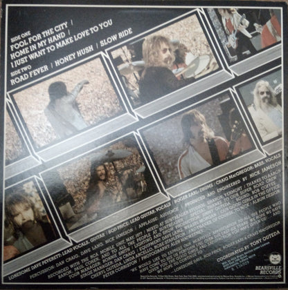 Foghat : Live (LP, Album, Club, Ind)