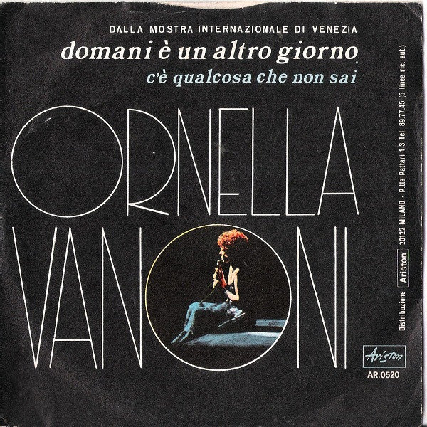 Ornella Vanoni : Domani È Un Altro Giorno (7")