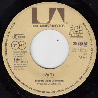Electric Light Orchestra : Do Ya (7", Single)